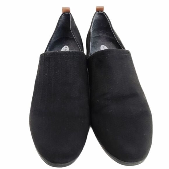 Dr. SCHOLL'S Faux Suede Black  Slip On Loafers 7M - Picture 4 of 11